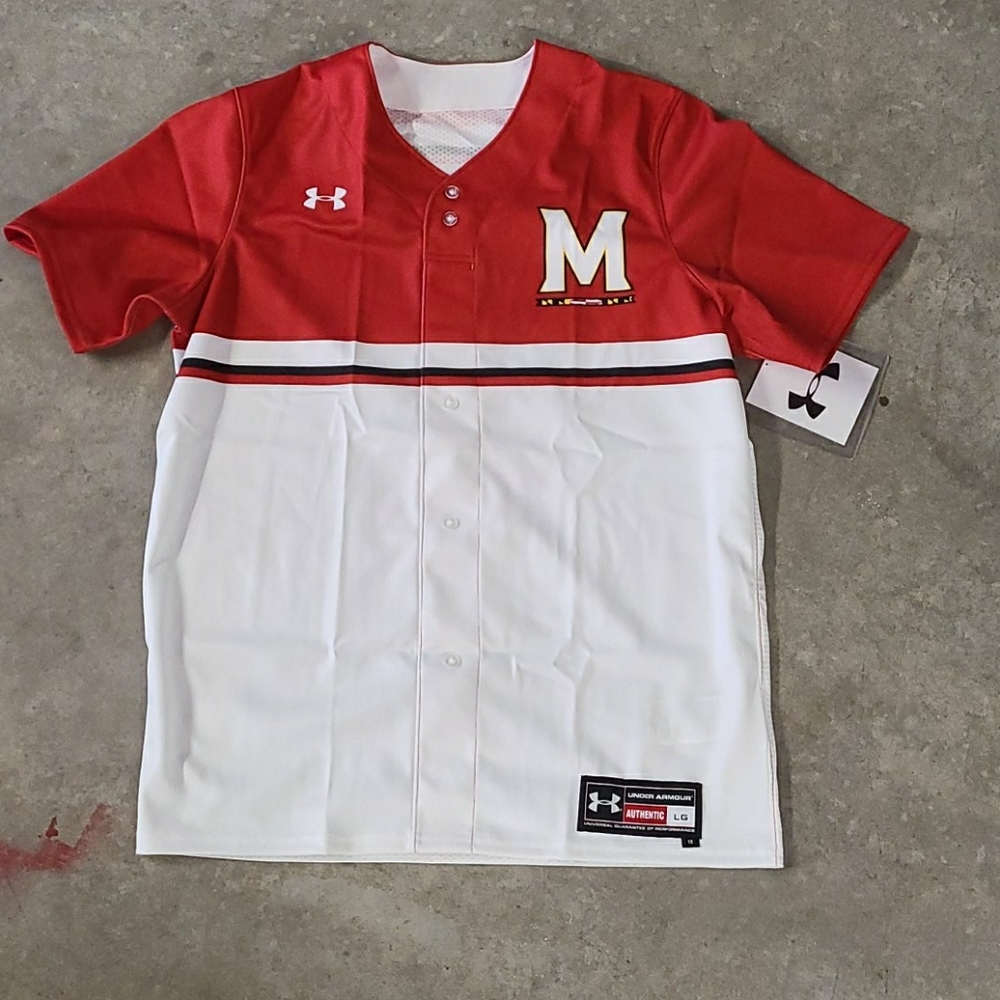 Maryland Under Armour baseball jersey